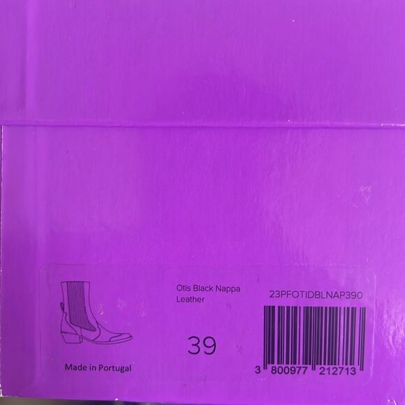 By Far Otis Chelsea Boots, Black Nappa Leather, New, Size 39 - Picture 11 of 14